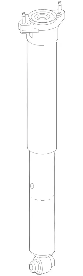 204-320-01-31 Mercedes-benz Genuine Shock Absorber