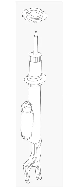 206-320-70-00 Mercedes-benz Genuine Strut