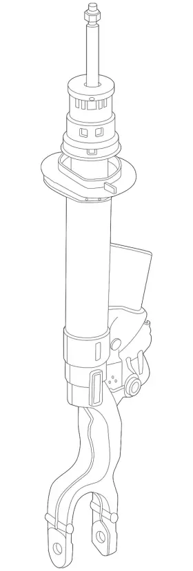 236-320-55-02 Mercedes-benz Genuine Suspension Strut