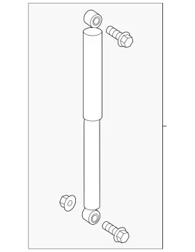 906-326-18-00 Mercedes-benz Genuine Shock Absorber