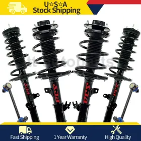 Ttaum230118020208 Mevotech Supreme Focus Auto Parts 6 Rear Front Shocks Struts Sway Bar Link Kit For 2004 Toyota Avalon
