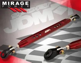 Stb-hd298rlrd-884-c5 Miragepower2008 Jdm Sport Rear Lower Strut Support Bar Tie Brace Rod Red For 98-02 Honda Accord