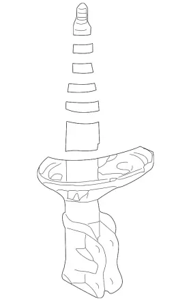 Mn100414 Mitsubishi Genuine Strut
