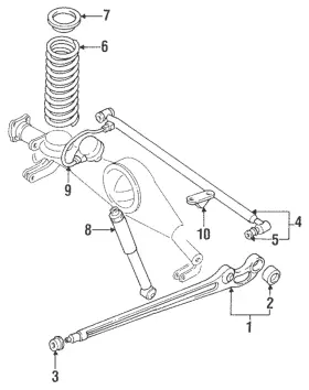 Mr353811 Mitsubishi Genuine Shock Absorber