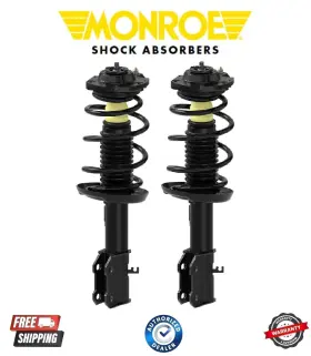 173060-173061 Monroe Front L/r Suspension Strut And Coil Spring-quick-strut For 16-17 Chevy Cruze
