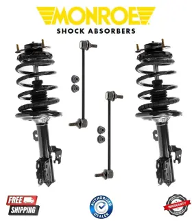 272307-272308-gk90344 Monroe Complete Front Suspension Coil Spring And Sway Bar Fits 06-12 Toyota Avalon