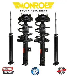 272437-272438-37310 Monroe Complete Front Coil Spring And Rear Shock Fits 07-09 Mitsubishi Outlander