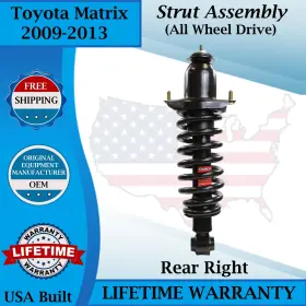 272600r Monroe Oem Rear Right Strut For 2009-2013 Toyota Matrix 4x4 Lifetime Warranty