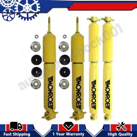 34763 Monroe 34530 Front And Rear Gas-magnum Shocks 4pcs Set For 03-23 Chevrolet Express 2500