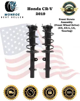 373098 Monroe Oem Front Left And Right Struts For 2019 Honda Cr-v 2wd Lifetime Warranty