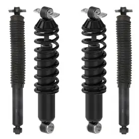 58606 Monroe Front Rear Load Adjusting Shocks Absorber Kit Set For Gmc Chevy 1500 Rwd
