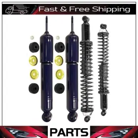 F75z18124laa Monroe 4x Shock Absorber Front Rear Pairs For 97-02 Expedition 4wd -z032