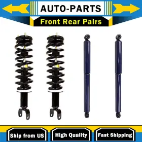 Lste05082025l03423 Monroe 4x Shock Strut Coil Spring Kit Front Rear For 2008 Ram 1500 4wd -z082