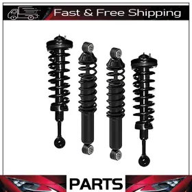Motowld040725su1900 Monroe Front Struts And Rear Shocks With Coil Fits 2006-2008 Lincoln Mark Lt 4wd