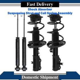 Monroe Shocks & Struts Best20260225-fz5413 Front Rear With Coil Springs Shock For 2016 2017 Chevrolet Malibu 1.5l
