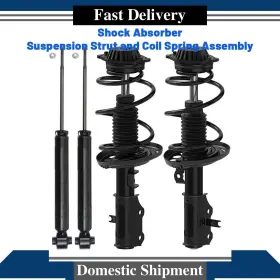 Best20260225-fz5413 Monroe Shocks & Struts Front Rear With Coil Springs Shock For 2016 2017 Chevrolet Malibu 1.5l