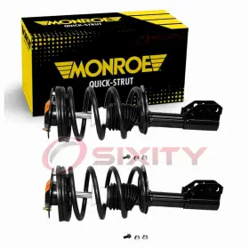 Sx-7zz2 Monroe Shocks & Struts Quick-strut 2 Pc Front Suspension And Coil Springs For 1997-1999 Uf