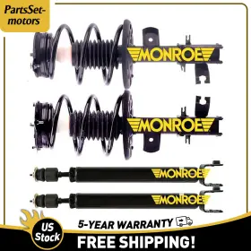 Whefz20260225-64 Monroe Fits 2016-2023 Nissan Maxima 3.5l Front Struts And Rear Shocks