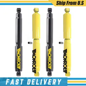 Xjj251104mon2927a Monroe Monomax For Jeep Gladiator 1966-69 J-100 1973 Front Rear Shock Absorbers