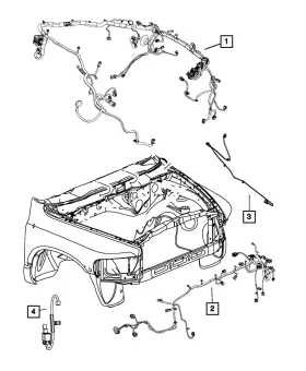 68139477ab Mopar Genuine Dash Wiring