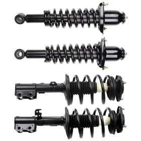 12206010 Motofatory 4pcs For 2003-2008 Toyota Corolla 4dr 1.8l Front Rear Shocks Struts And Springs