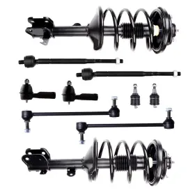12296707 Motofatory 10pcs For Honda Odyssey Front Complete Struts Ball Joint Tie Rod Sway Bar Kit