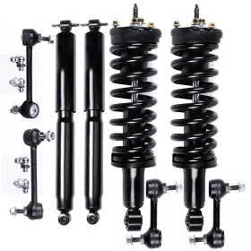 12320018 Motofatory For Gmc Canyon Chevy Colorado Rwd 2004-2012 Front Struts Sway Bars Rear Shocks