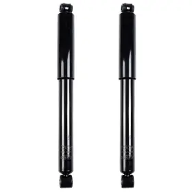 13385182 Motofatory For 00-04 Mitsubishi Montero Sport Black Steel 2pcs Rear Shock Absorbers