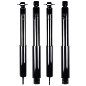 13385183 Motofatory For 87-95 Jeep Wrangler Black Steel 4pcs Front Rear Left Right Shock Absorbers