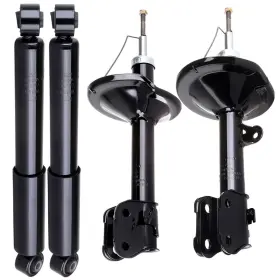 13385192 Motofatory For 01-02 Acura Mdx 03-05 Honda Pilot Black 4pcs Shock Absorbers
