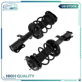 Motomasterpro Mop133222 Pair Of 2 For 2000-2005 Toyota Celica Front L-r Quick Complete Strut-coil Spring