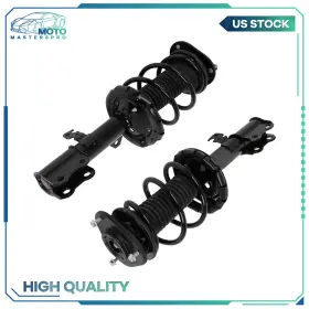 Mop133222 Motomasterpro Pair Of 2 For 2000-2005 Toyota Celica Front L-r Quick Complete Strut-coil Spring