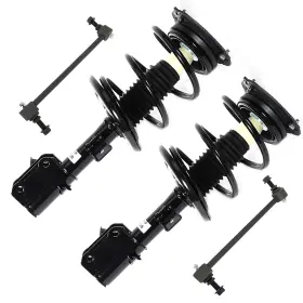 Moto84243001pr Motomasterspro Front Struts With Coil Spring Sway Bar End Links For 2009-2014 Nissan Maxima