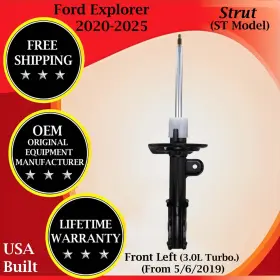 Ash85991 Motorcraft Oem Front Left Strut For 2020-2025 Ford Explorer Lifetime Warranty