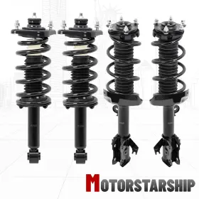 593008 Motorstarship 4x Front Rear Struts Shock Absorbers Assembly For 2012-2014 Honda Crv Cr-v