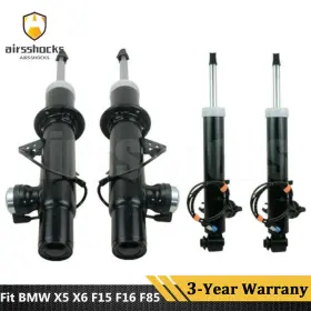 31317850211 Mscarsparts 701969469180 Full Set Front Rear Shock Absorbers With Vdc For Bmw X5 F15 F85 X6 F16 F86 2013-19