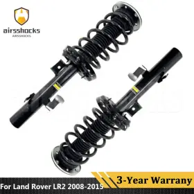 Lr026068 Mseecaps Lr031667 2x Front Shocks Struts Assembly Fit Land Rover Lr2 2008-2015 Lr031665