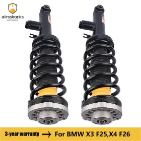 333510 Msracingpart 2x Rear L R Shock Struts Assys With Edc For Bmw X3 F25 X4 F26 Xdrive 2011-2018