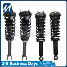 C2z25382 Muse-carparts 4x Front Rear Shock Struts Assys No Electric Fit Jaguar Xf Rwd 2009-2015 C2z5526