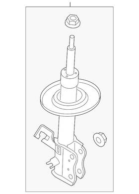 Nissan E4302-4ba1d Genuine Strut