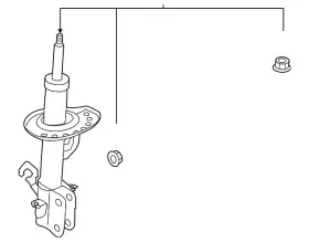 E4302-5sa1b Nissan Genuine Strut