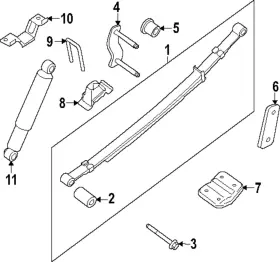E6200-9bu3b Nissan Genuine Shock Absorber