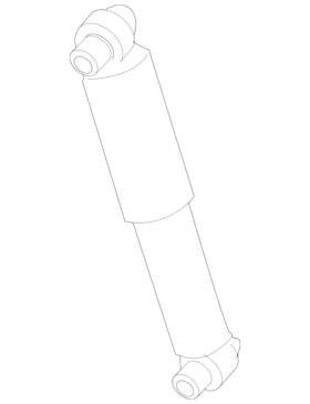 Nissan E6200-9ce0a Genuine Shock Absorber