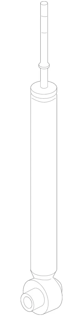 E6210-1jb0c Nissan Genuine Shock Absorber