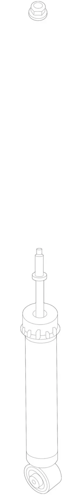 E6210-6rr2e Nissan Genuine Shock Absorber
