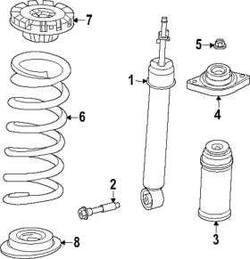 E6210-7ba0a Nissan Genuine Shock