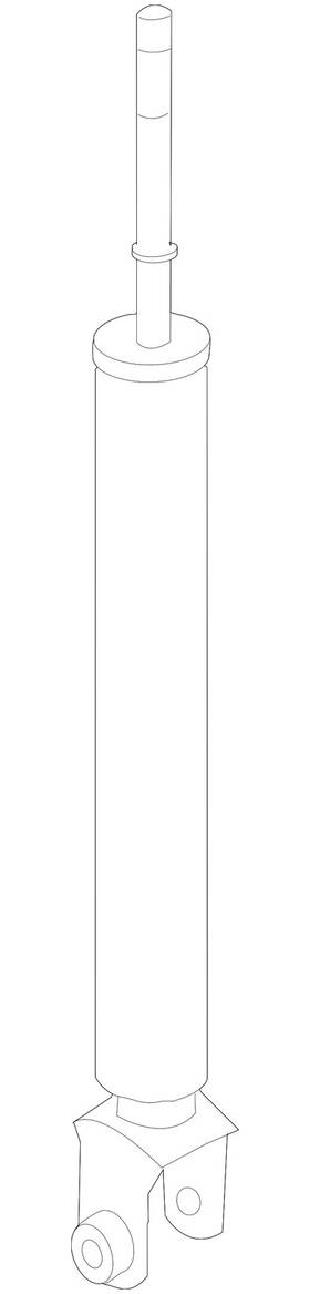 Nissan K6210-cd02d Genuine Shock Absorber