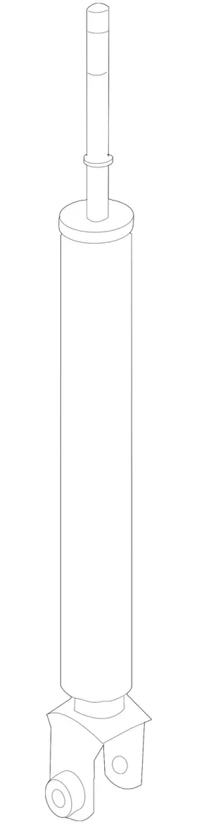 K6210-cd02d Nissan Genuine Shock Absorber