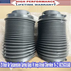 68258355ab Oem 68258355aa 2x Rear Air Suspension Spring Bags Fit Jeep Grand Cherokee 2016-2022