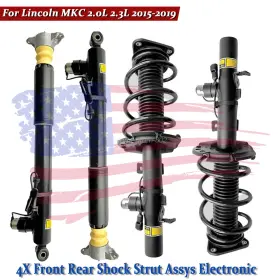 Ej7z-18124-m Oem 4x Front Rear Shock Strut Assys Electronic For Lincoln Mkc 2.0l 2.3l 2015-2019